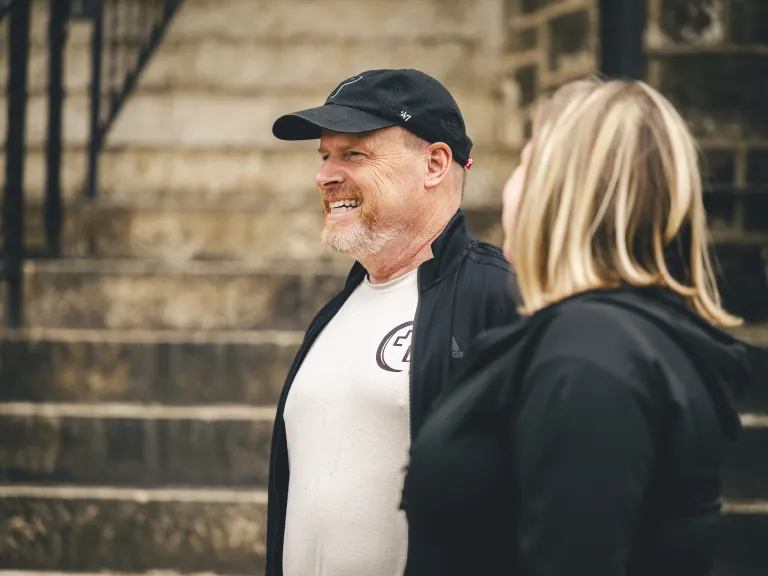 david griange smiling