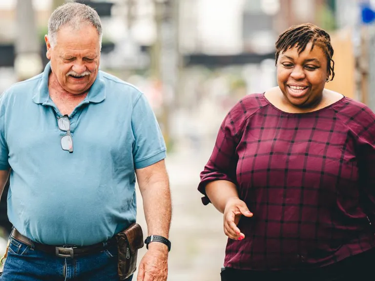 missionary walking with Comfort