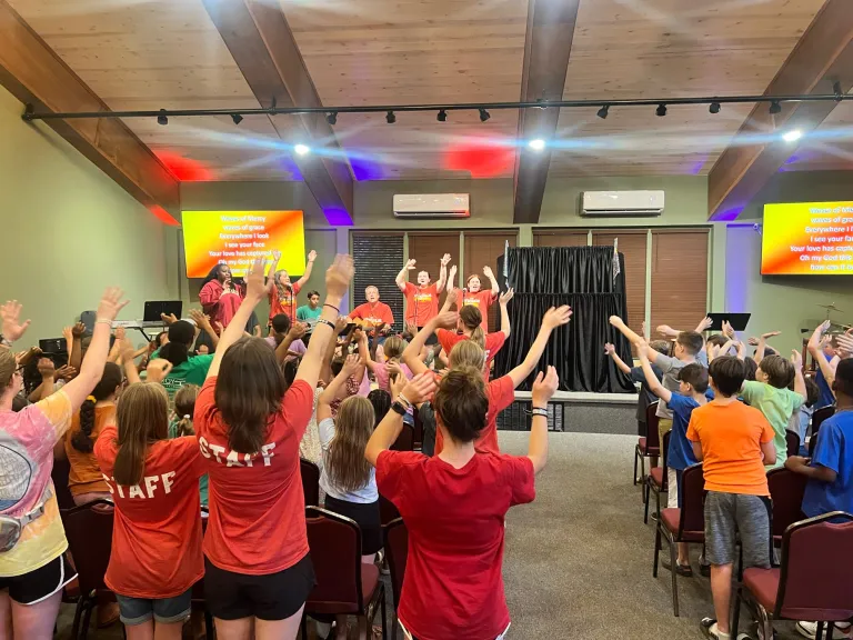 Camp WeWoSeJe worship time