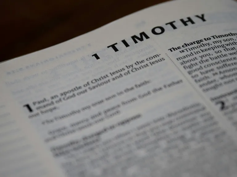 close up of the bible