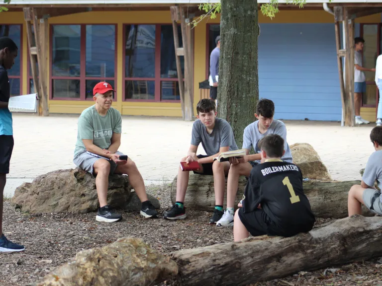 boys in bible study