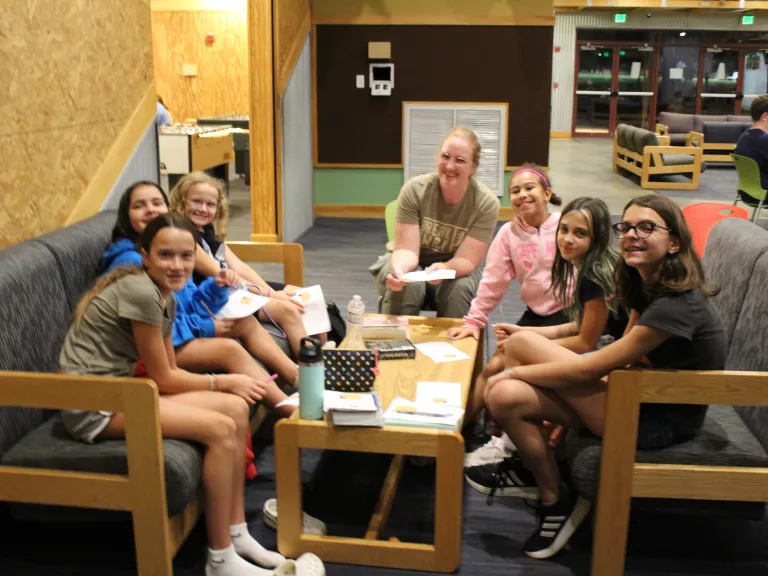 girls in discipleship group