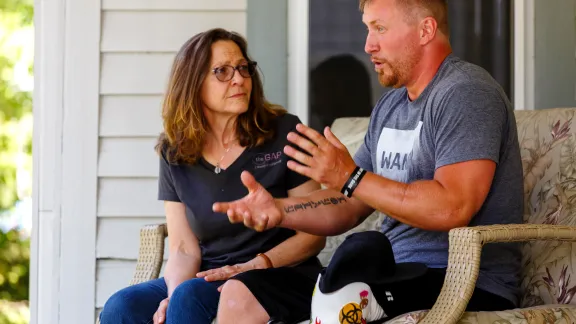 Doris talking to steve