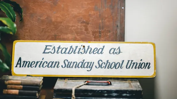 American sunday school union sign