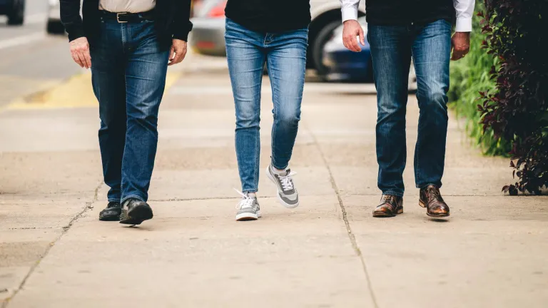 walking forward